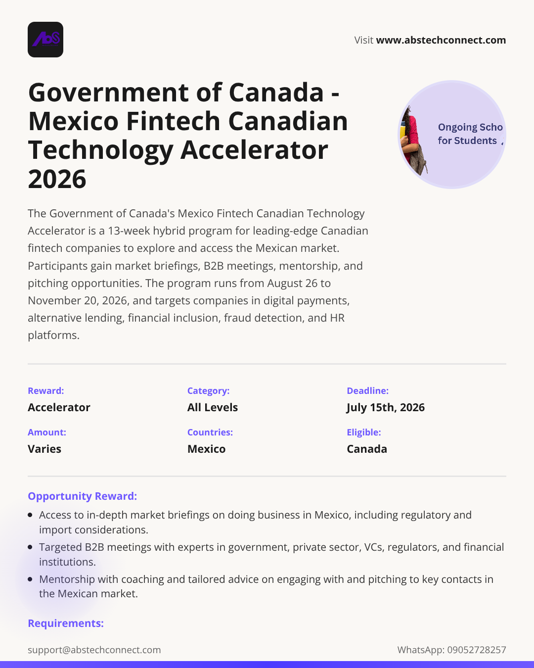 government of canada - mexico fintech canadian technology accelerator ...