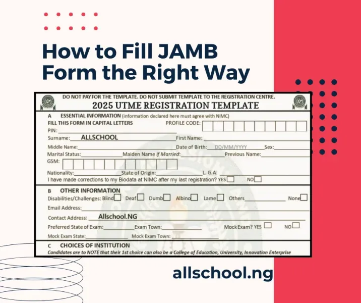 2026 UTME: Fill Your JAMB Form Without Errors