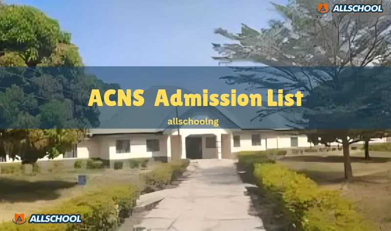 Adventist College of Nursing Sci. Jengre Admission List 2025/2026