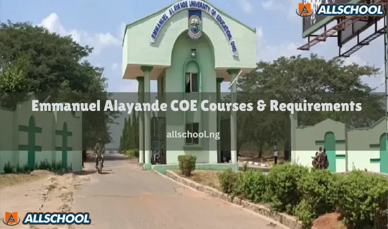 Emmanuel Alayande University JUPEB Admission Form 2025/2026