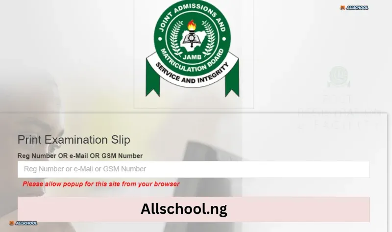 How to Reprint JAMB Exam Slip Correctly