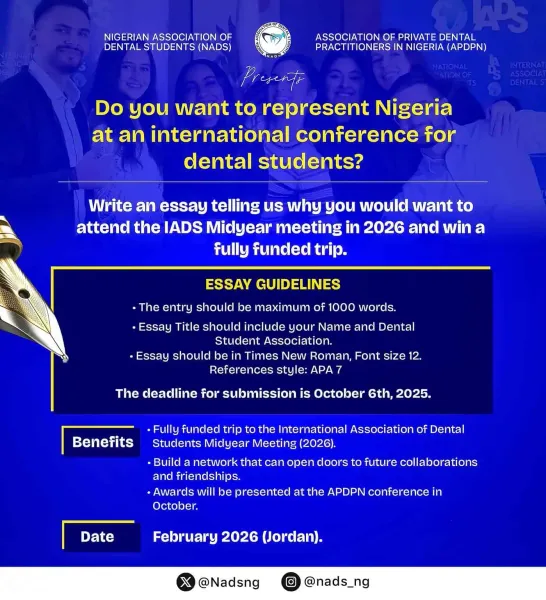 NADS Essay Competition 2025: Win a Trip to Jordan