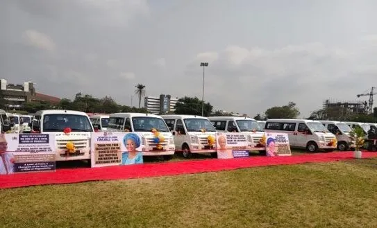 Remi Tinubu Donates 50 Buses and 30 Tricycles to OAU to Ease Campus