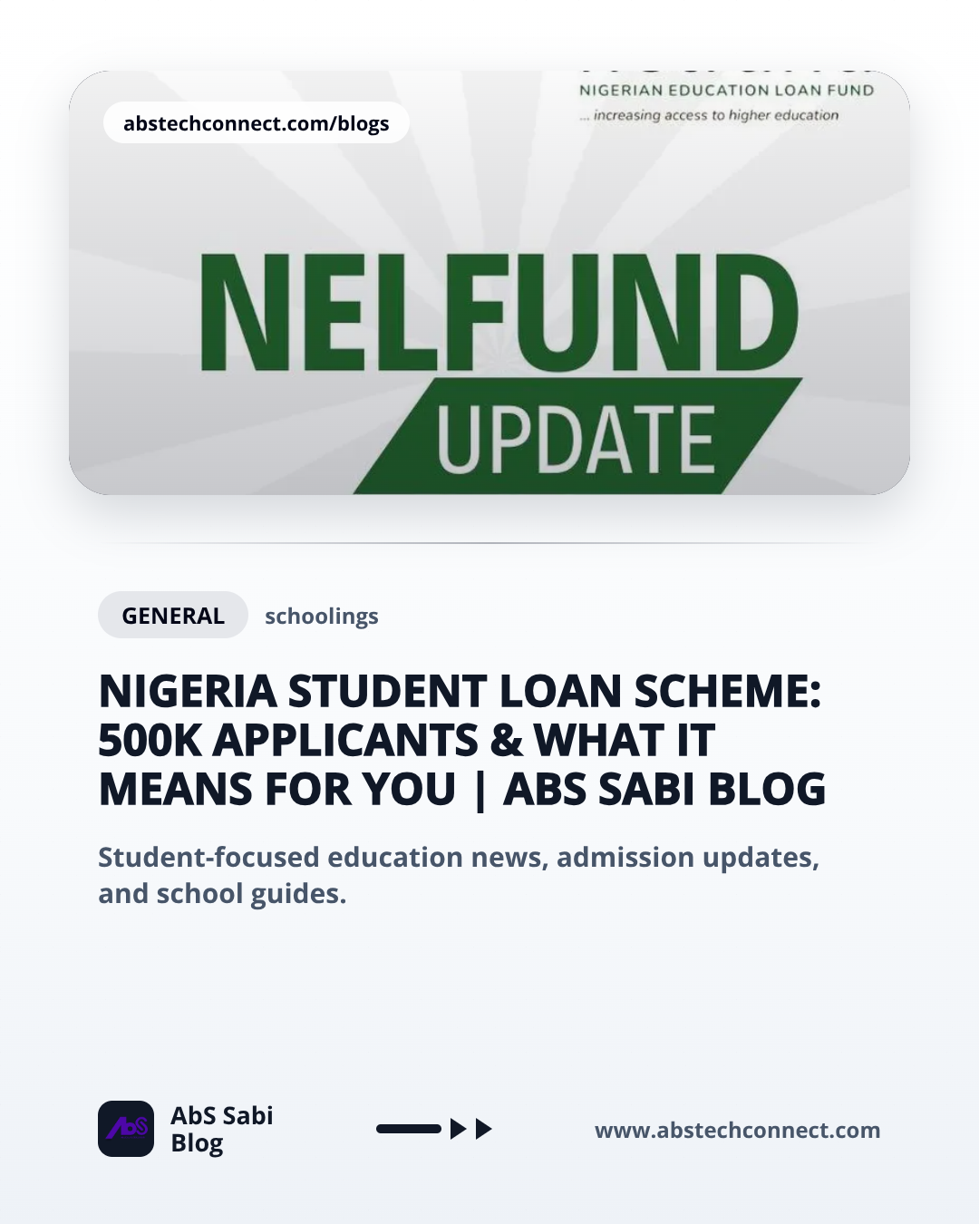 Nigeria Student Loan Scheme: 500K Applicants & What It Means for You
