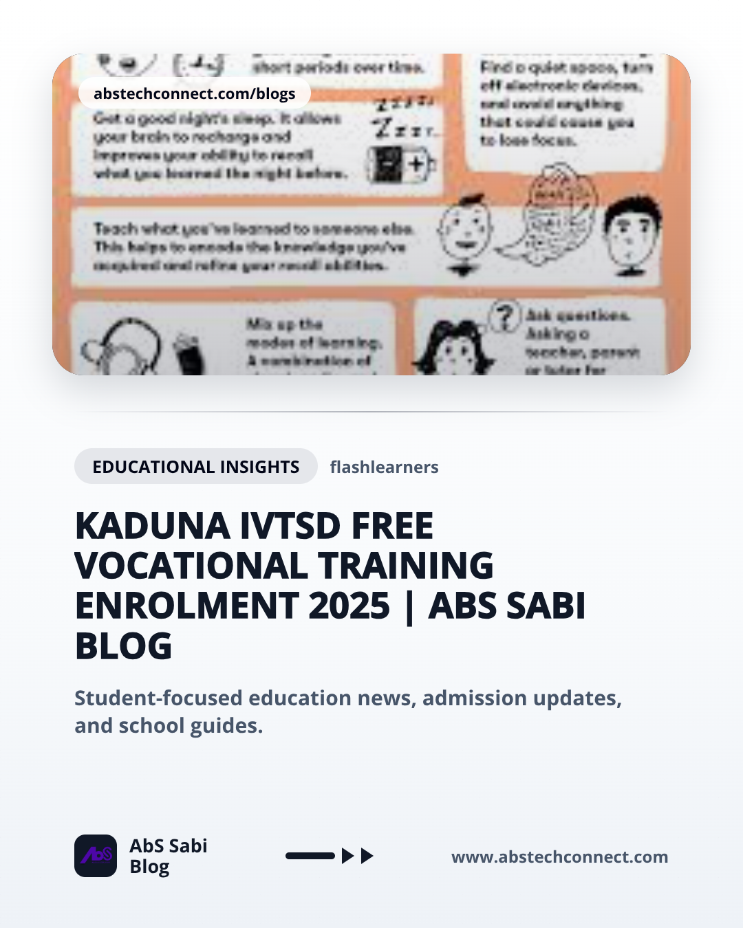 Kaduna IVTSD Free Vocational Training Enrolment 2025