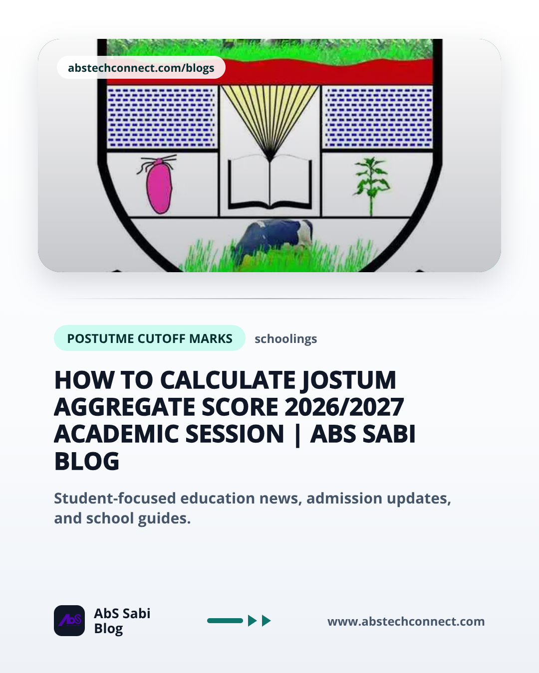 How to Calculate JOSTUM Aggregate Score 2026/2027 Academic Session
