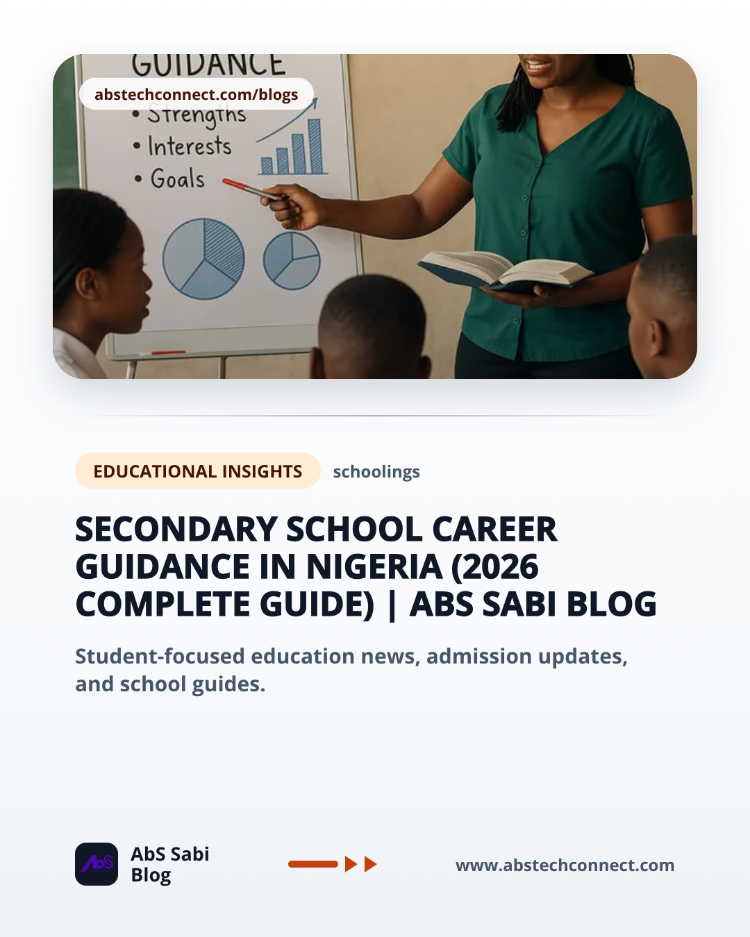 Secondary School Career Guidance in Nigeria (2026 Complete Guide)