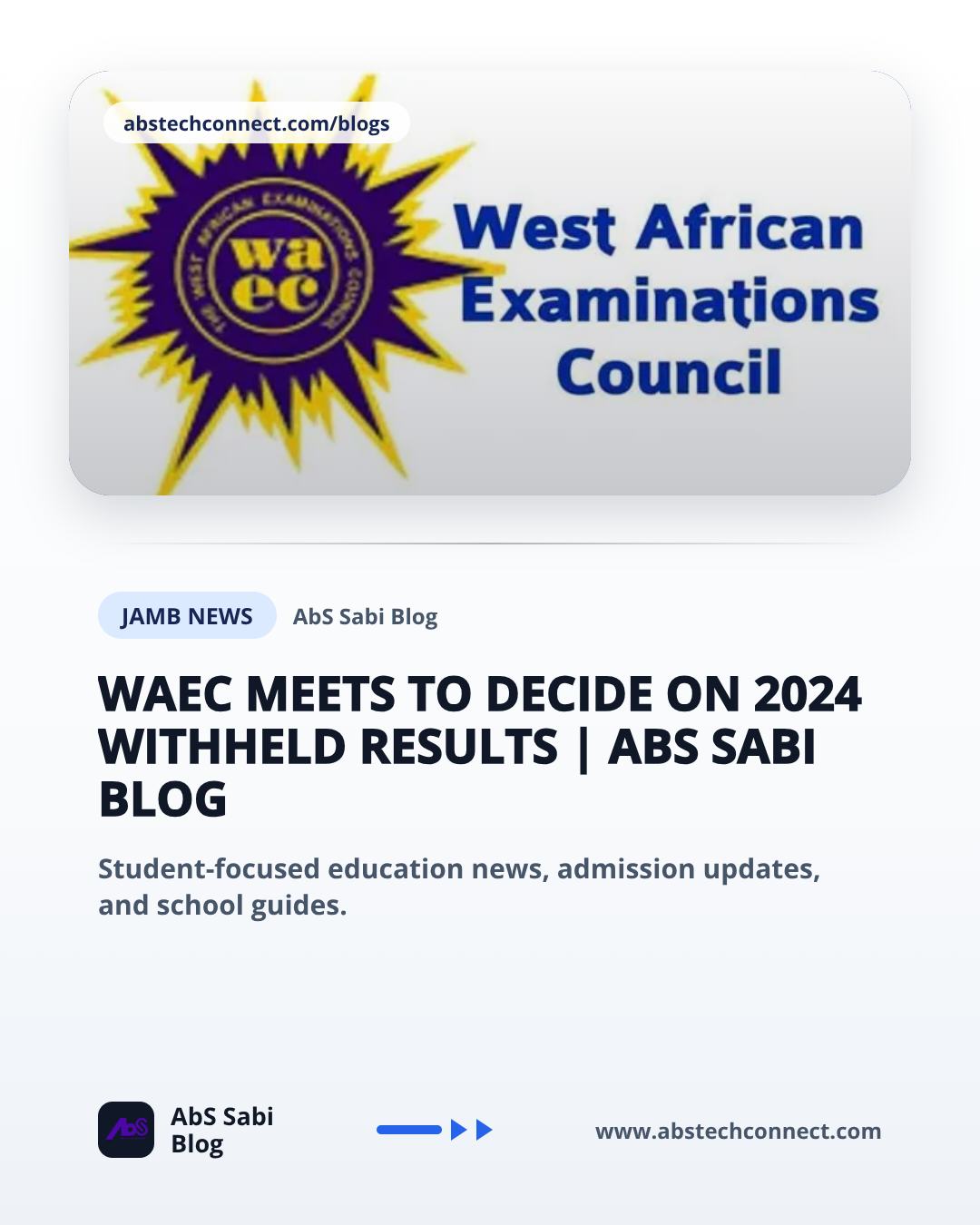 WAEC Meets to Decide on 2024 Withheld Results
