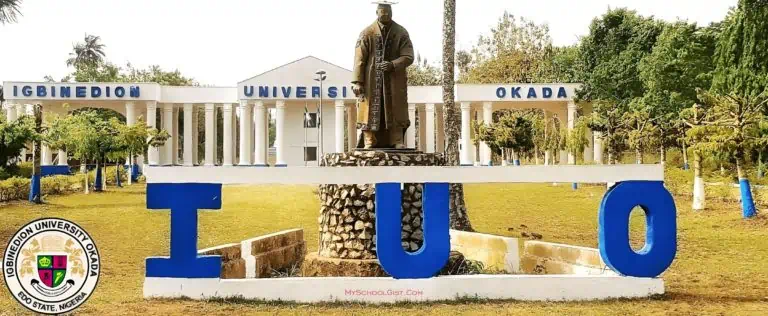 Igbinedion University Part-time degree admission form, 2025/2026