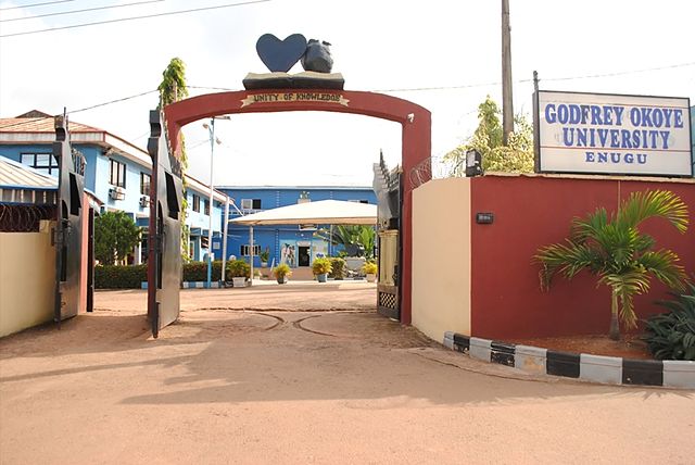 Godfrey Okoye University Post-UTME 2025/2026 Form Out