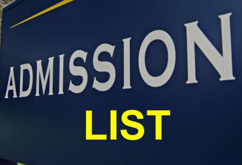Schools That Has Released Admission List So Far As Of Today, 15th September 2025
