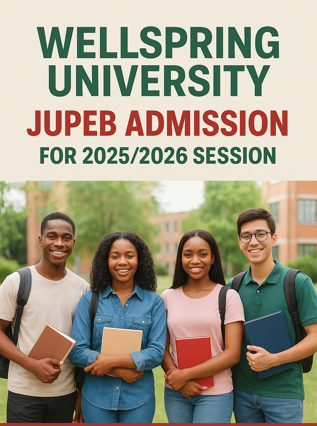 Wellspring University JUPEB Admission For 2025/2026 Session