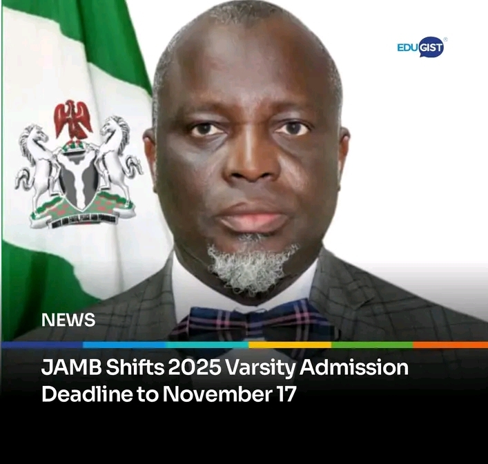 JAMB Extends 2025 Admission Deadline For Public Varsities To Nov 17