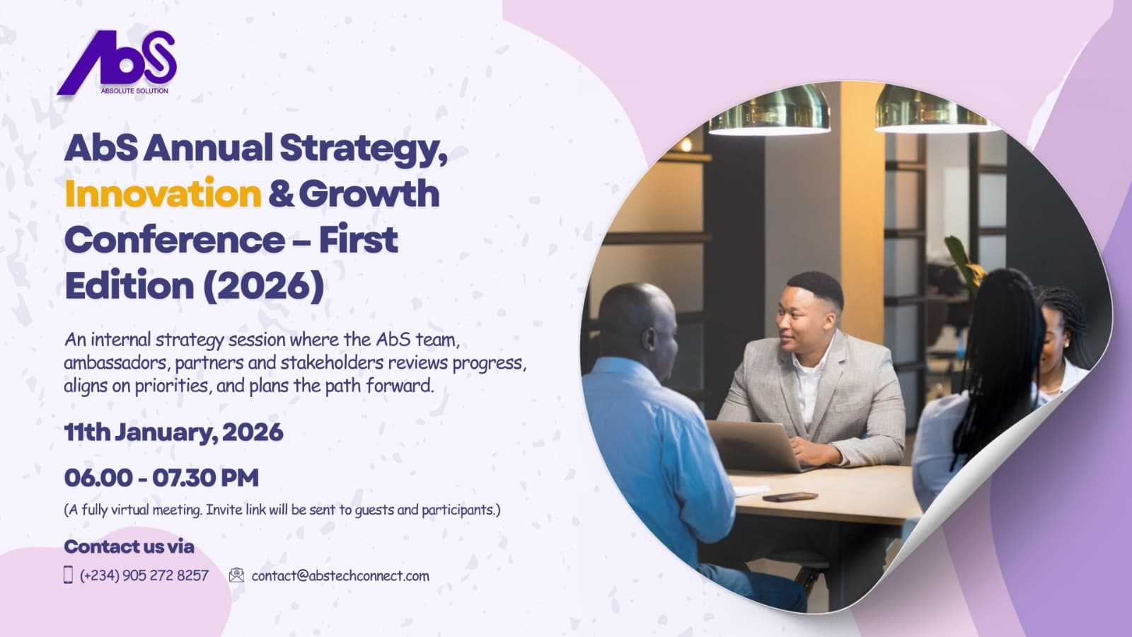 Join Us at the Inaugural AbS Annual Strategy, Innovation & Growth Conference 2026!