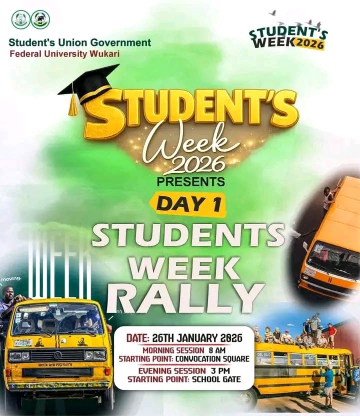 Federal University Wukari Enforces Strict Guidelines for Students' Week Celebration