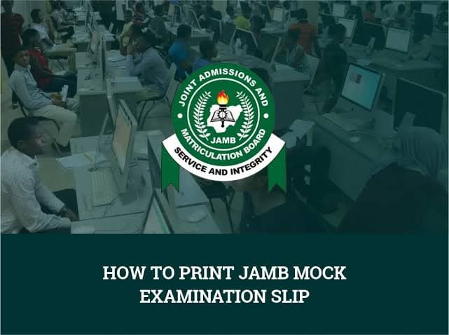 JAMB Mock Slip Now Available — Print Yours Before March 28, 2026